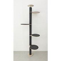 펫 스테이 원목 캣폴 캣타워, 1개, B-1(그레이)