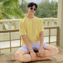 로맨틱홀릭 데일리 린넨 반팔티셔츠