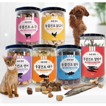 Q 고양이 식욕돋는 건조 트릿 웰빙 대구살 고양이먹이 반려묘간식, 1개