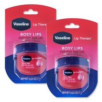 바세린 립테라피 로지립스 미니립밤 7g 2개