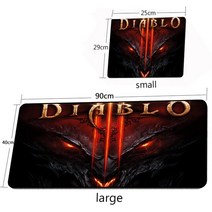 장패드디아블로 2 키보드 레스트 패드 게이머 테이블 마우스 게이밍 블랙 데스크 매트 확장 대형 Pc 맞춤형, 06 다크 블루_11 400X700X2MM