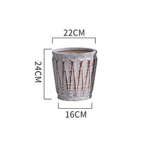 대형 화분 홈가드닝 북유럽 심플 도자기 특대 거실, 小