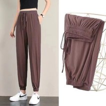 로미홀리 여성 시원한 냉바지 9부바지 여름 조거팬츠 쿨바지 여름바지 시원한 아이스바지 -k88