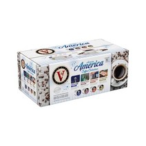 Victor Allen 빅터 알렌의 커피 버라이어티 팩(모닝 블렌드 콜롬비아 100퍼 도넛 가게 이탈리아 로스트) 80 개입 카이리그 K컵 브루어 싱글 서브 포드, 미국 전역의 버라이어티 팩_96 개입(1팩)