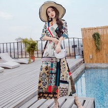Happy Shopping 여름 보헤미안 비치 휴양지 원피스 여행룩 47 ARoth7q