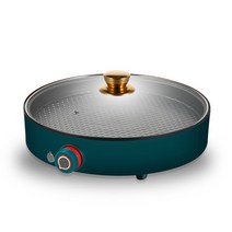 붕어빵기계 붕어빵 장사 창업 전기 MultiCooker 220V 그릴 Househould 바베큐 튀김 스테이크 물고기 오믈렛, 02 Green_01 22CM_01 EU