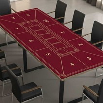 포커매트 홀덤 테이블 포커 보드 게임, 진한 녹색 90x180CM 두께 2.5MM