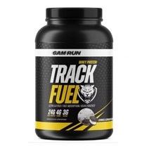 6AM Run Track Fuel 웨이 프로틴 단백질 쿠앤크 2 lb (907 g) Sodium 칼슘 아연 칼륨 콜레스테롤 비타민 D 수크랄로스 글리코사이드
