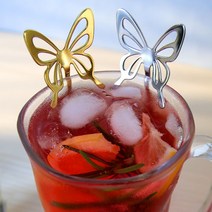 프랑프랑 나비 티스푼 티포크 골드 커트러리(4종택1) 티스푼 티포크, 티스푼-실버, 본상품선택