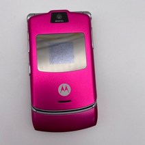 Motorola-레이저 V3 리퍼브 제품 오리지널 잠금 해제 2.2 인치 GSM 850 / 900 1800 1900 미니 USB 고품질 SIM, simple set, 분홍색