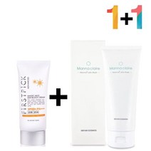 안끈적이는선크림 없는 선 썬 노세범 클렌징 필링 젤 밤 폼72394EA, 매직마일드선크림 1개_프로스킨아이크림 1개