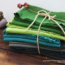 원단킹 8수린넨]대폭 바이오워싱 플랜퓨어린넨 무지-그린계열5color(a2374), 먹그린-847