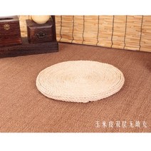 간단한 밀짚 이불 라운드 쿠션 얇은 섹션 등나무 다다미 두꺼운 요가 명상 매트 바닥 높은 라탄 방석 벤치 원형 스툴