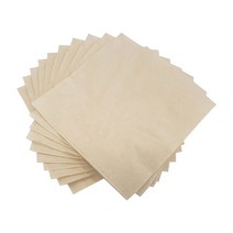 칵테일 냅킨 천연펄프 갈색 (375매), 단품