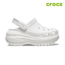 크록스 [크록스 정품] 클래식 메가 크러쉬 클로그 공용샌들 207988-100
