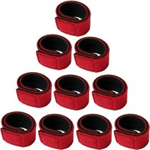 낚시용품 Lpark 로드 벨트 낚싯대 밴드 보호 매듭, [06] 10개 레드