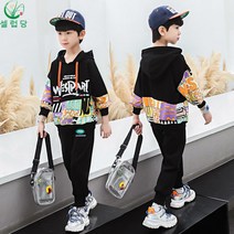 셀럽당 주니어용 후드세트 소년 트레이닝세트 중학생 봄세트 A01088