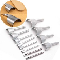 가죽 공예 도구 하프 라운드 커터 펀치 수제 벨트 스트랩에 대한 아크 모양 DIY 1 개, CN, 8mm