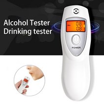 음주측정기 휴대용 알코올 경찰음주LCD 디지털 호흡 알코올 분석기 음주 측정기 감지기 흡입기 테스터, 한개옵션0