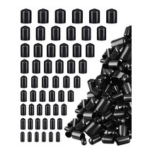천장택스 해펠레 싱크대쇼바 천장점검구 5102550pcs 라운드 고무 엔드 캡 3-25mm 검은 색 비닐 커버 나사 스레드 보호기 구색 키트, 10개, 22mm
