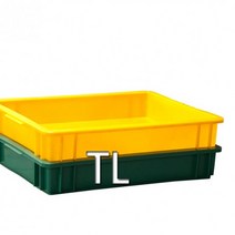 두부판 묵판 배상자 플라스틱 두부 상자 노란 운반 박스 가래떡 사각 20개, 두부상자(노랑)-20개