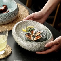 횟집 접시 해산물 플레이팅 고급 요리 한정식, C(7.5인치)
