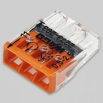 와고 푸시인 와이어콘넥타 꽂음식 3P 0.5~2.5SQ용