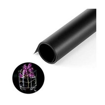 사진 배경 다채로운 양면 매트 효과 PVC 보드 촬영 스튜디오 68*130CM, black