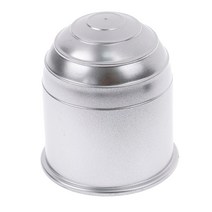 견인고리 자동차 차량 스트랩 후크 튜닝용품 장치 자동 견인 바 볼 커버 블랙 실버 히치 캐러밴 트레일러 심플한 내구성 디자인 보호, 2.SV