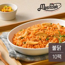 [랭킹닭컴] 맛있닭 닭가슴살 곤약볶음밥(파우치) 불닭 200gx10팩, 단품, 10팩, 200g