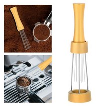 베이스 교반 도구 액세서리가 있는 에스프레소 핸드 탬퍼 304 스테인레스 스틸 주방 커피 스테이션 홈 바, Aureate