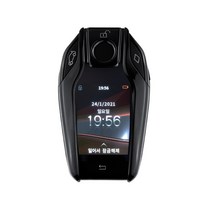 자동차 원격시동 경보기 스마트폰 매직카 키장착 이지카 스마트 오토바이 다국어 CF500 개조 액정 리모컨 키는 BMW/VW/도요타/렉서스/KIA/포드/아우디에 적용되며 열쇠 없이, 스페인의, 블랙