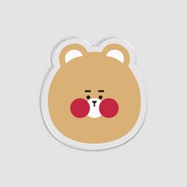 (투명 아크릴톡) 퉁베. 맥세이프 자석 마그네틱 스마트톡 그립톡 휴대폰 스마트톡 만들기 아이폰 케이스 제작 투명 커플 우정 휴대폰 핸드폰거치대, 없음