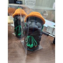 제주(Jeju) 돌하르방(코바늘 모자) 장식인형(20cm)