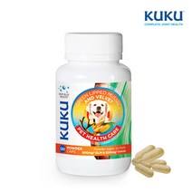 쿠쿠 펫 헬스 케어 벨벳 뉴질랜드 초록입홍합오일 1000mg 120캡슐, 1box