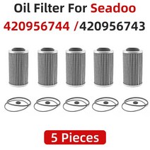 해양 420956744 오일 Seadoo BRP 130 155 170 230 300hp GTI130/155/170 GTX 170/230/300 GTR230 RXT300 GTX300, [01] 5 PIECES