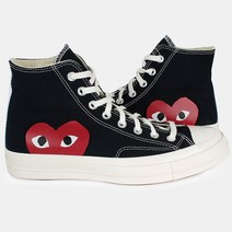 디몬트 22 S/S 꼼데가르송 공용 컨버스 척테일러 하이탑(블랙) AZ-K112-001-1 BLACK