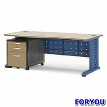 Foryou2760 퍼즐 일자형책상 컴퓨터책상 조립식책상 책상 책장 책꽂이, 레드 레드