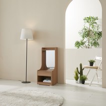 노랑나무 미니 틈새 서랍형 좌식형 서랍 화장대 그레이 400 화이트 그레이 딥그린, 아카시아