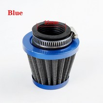 바이크 오토바이 에어 필터 35mm 42mm 범용 적합 50cc 110cc 125cc ATV 스쿠터 핏 더트 바이크용, 21 blue  35mm