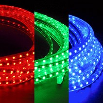 aree LED 로프 칩형 플렉시블 논네온 간접조명 10m단위 줄 네온사인 (전원코드포함), LED칩형 플렉시블10m_RGB