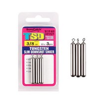 슈어캐치 텅스텐 슬림 다운샷 싱커 봉돌 TSD, TSD104(1/4oz)