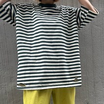 UC 오버핏 빵꾸구제 박스 단가라 티셔츠