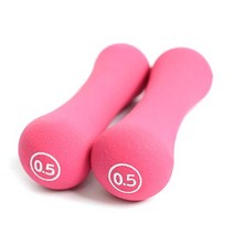 리브업 네오프랜 아령 2p, 0.5kg, 핑크