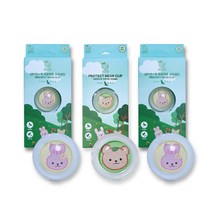 [네이처스독] 해충 방지 프로텍트 야광클립 3종세트 (애견 산책 필수품), 2. 야광 래빗+베어+래빗