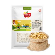 맛뜨락 국산콩 100% 생콩가루1kg국내산, 1개, 단품