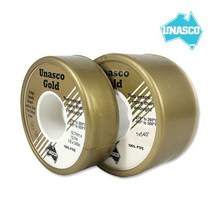 Unasco 유나스코 골드 초고밀도 테프론 테이프 12.7mm 나사씰 _ 22092786EA, 쿠팡 자비샵 본상품선택