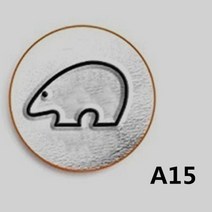 로고 사용자 정의 금속 스탬핑 도구 DIY 공예 펀치 보석 가죽 나무 구리 스탬퍼 펀칭 6mm 크기 조각, 15 A15