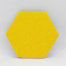 헥사곤타일 현관데코 외부 벽걸이 스티커 다목적 다채로운 펠트 육각형 장식 벽 홈 -128, yellow