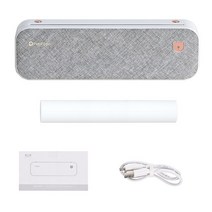 A4 용지 프린터 열전사 무선 모바일 210mm 미니 포토 안드로이드 ios와 USB BT 연결, 01 White Edition